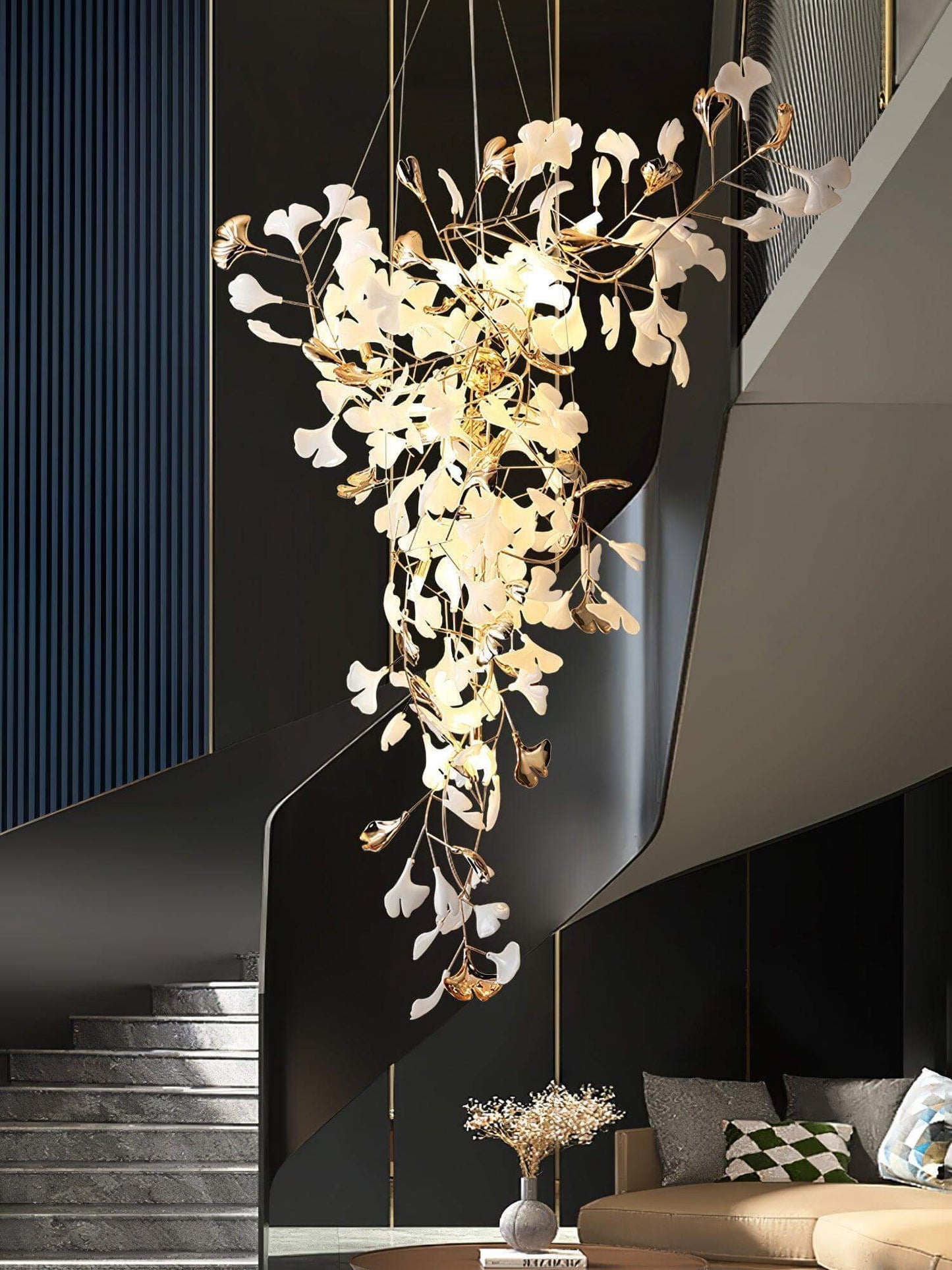 Gingko Chandelier Style M